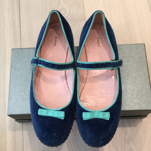 blue velvet mary janes